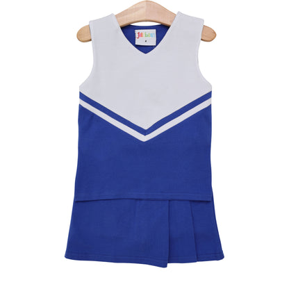 GameDay Cheer Uniform Skort Set - Royal Blue (2)