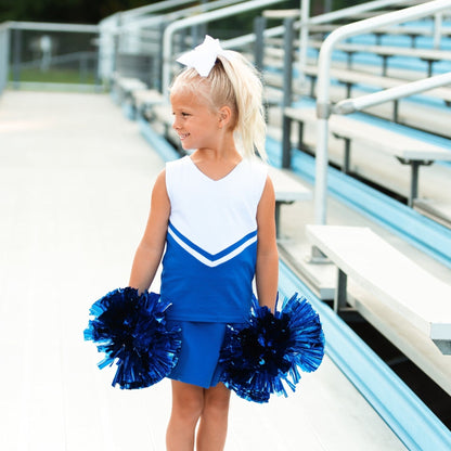 GameDay Cheer Uniform Skort Set - Royal Blue (2)