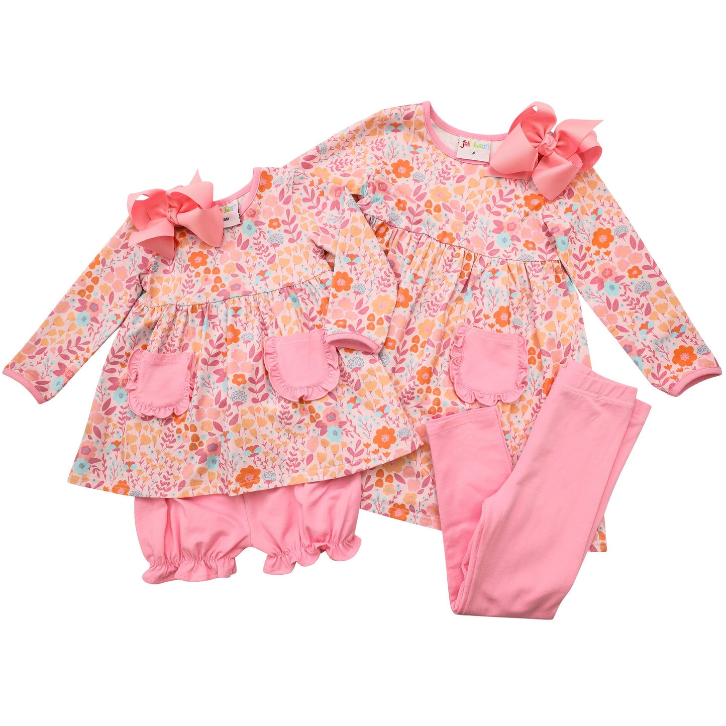 Poppy Floral Bloomer Set - Children's Floral Bloomer Set