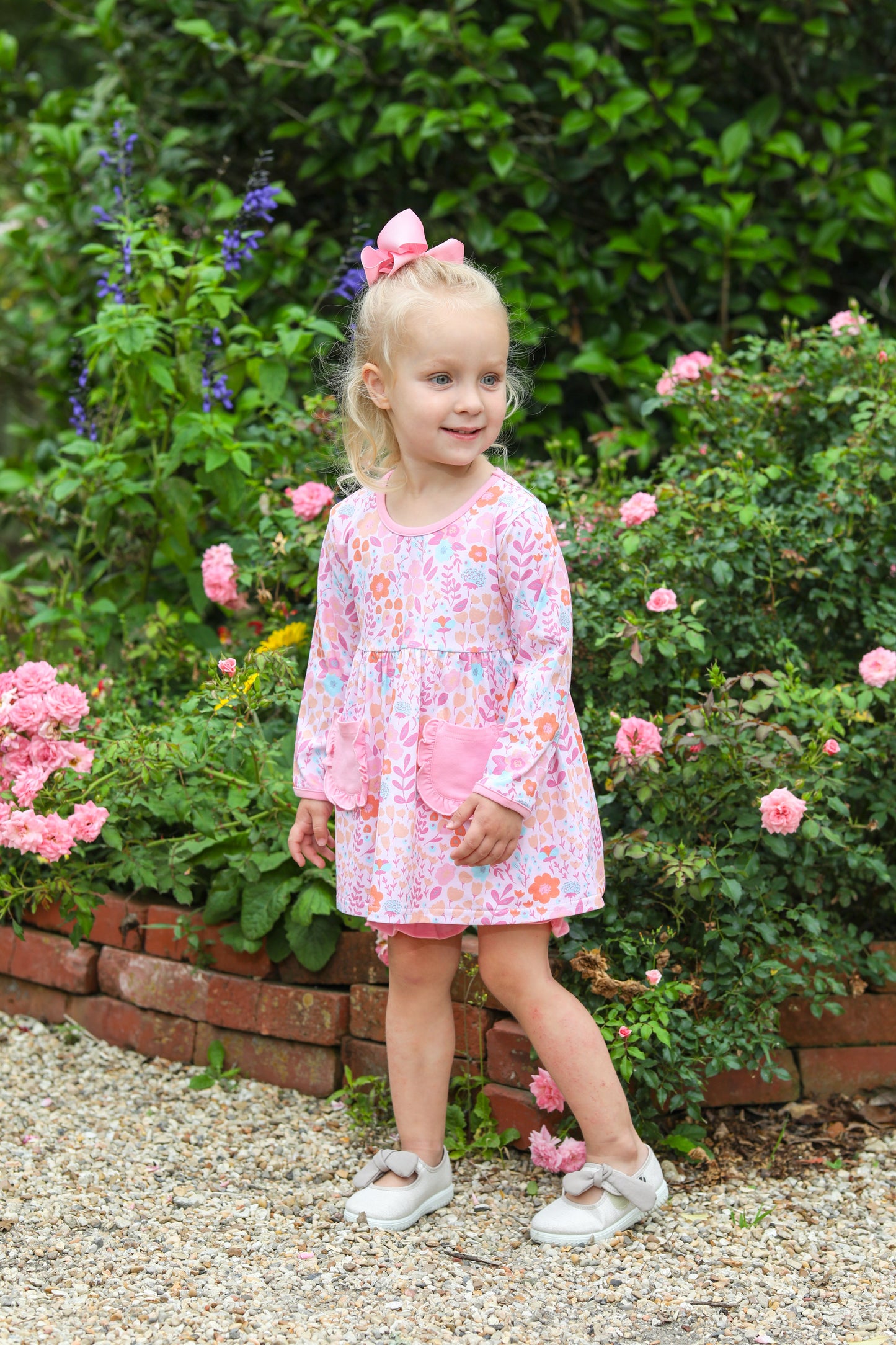 Poppy Floral Bloomer Set - Children's Floral Bloomer Set