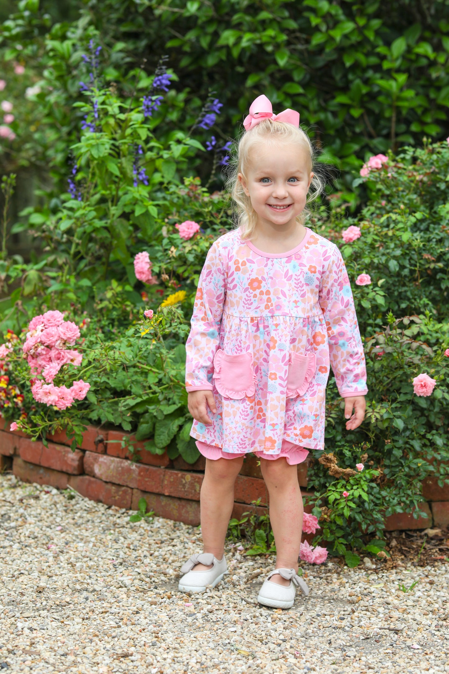 Poppy Floral Bloomer Set - Children's Floral Bloomer Set