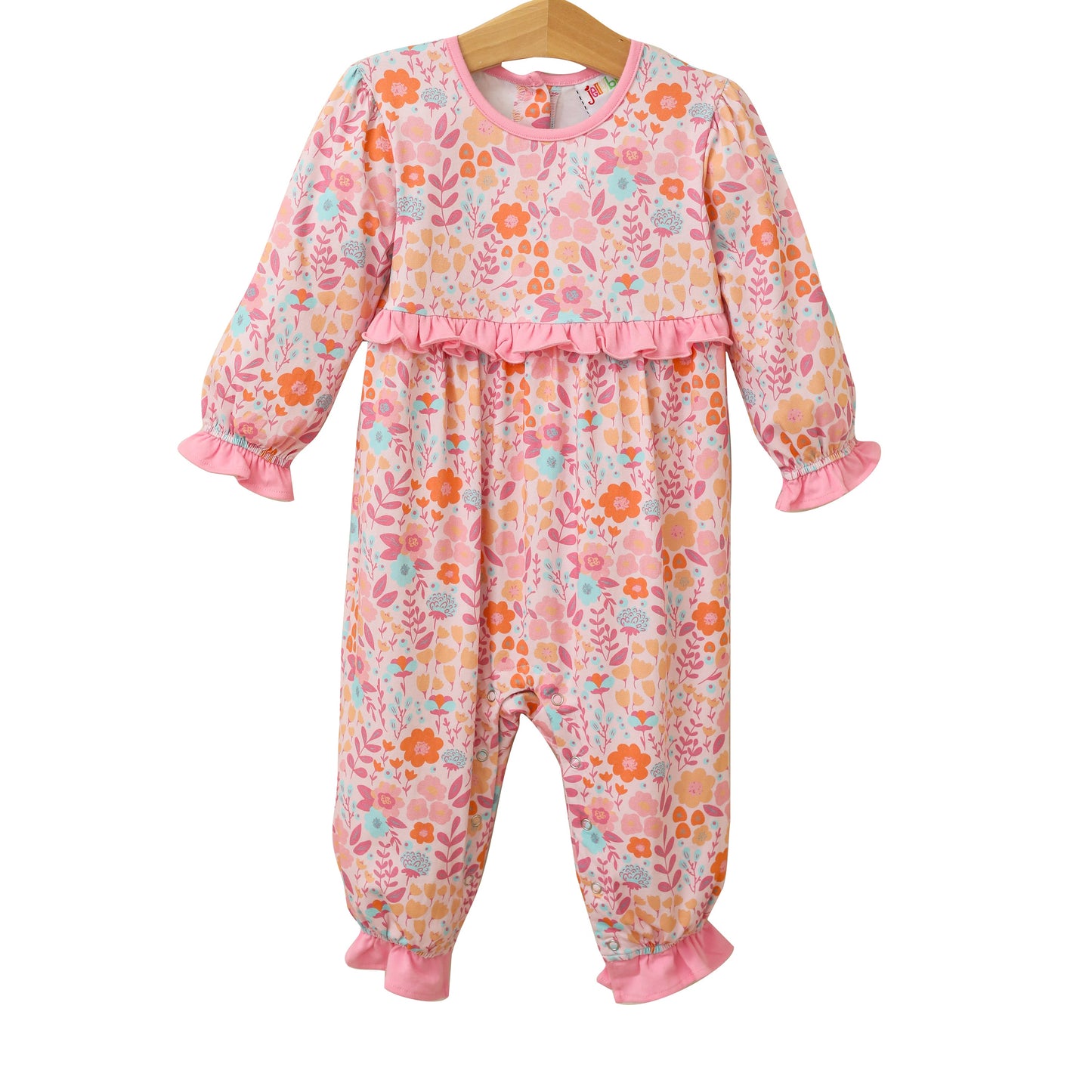 Poppy Floral Romper - Children's Floral Romper