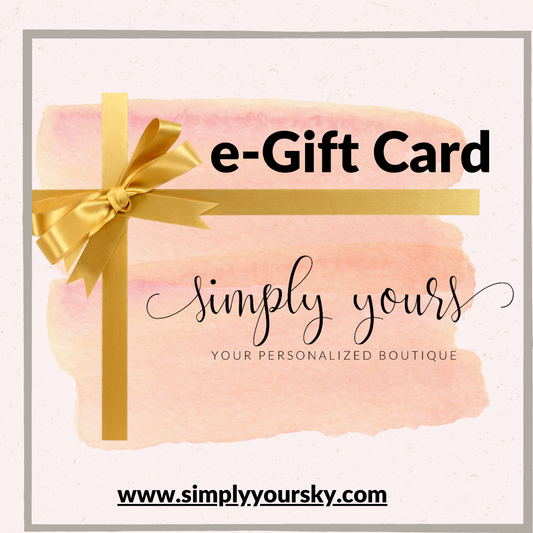 Simply Yours e-Gift Card