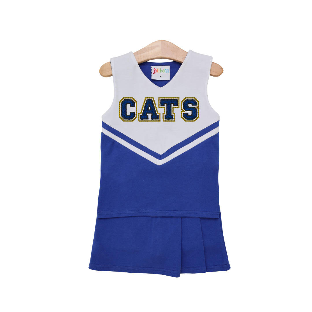 GameDay Cheer Uniform Skort Set - Royal Blue (2)