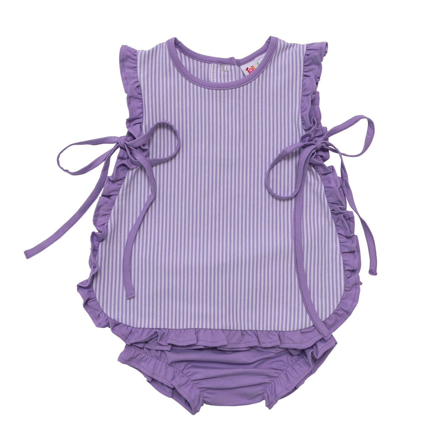 Lou Lou Diaper Set with Ruffles- Girl Summer Bloomer Set